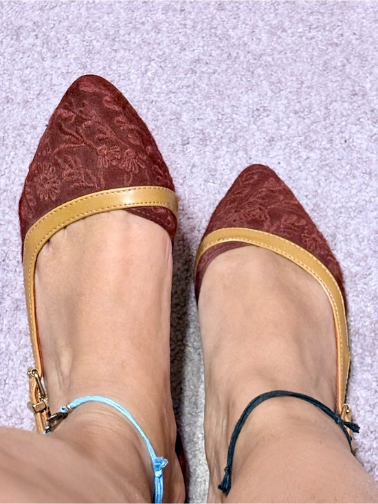 Macy's Shoes - Women’s Burgundy Flats Well Worn
